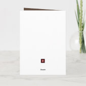 Beileid eines Haustiers Verlust einer Hundes Delux Karte (Rückseite)