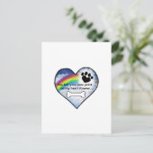 Beileid einfügen postkarte (Stehend Vorderseite)