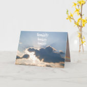 BEILEID, ENDE DER RAINBOW-Karte Karte (Gelbe Blume)