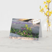 Beileid - Entschuldigung für Ihren Verlust Karte (Gelbe Blume)