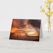 Beileid erinnern sich an die "Gottesdienste"-Karte Karte (Gelbe Blume)