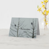 BEILEID ERINNERN SIE SICH AN MICH KARTE (Gelbe Blume)