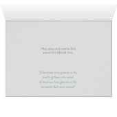 Beileid-Erinnerungen-Karte (Innenansicht Horizontal (Unten))