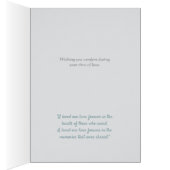 Beileid-Erinnerungen-Karte (Innen (Rechts))