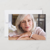 Beileid Eukalyptus Cross Foto Beerdigung Dankeskarte (Rückseite)