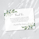 Beileid Eukalyptus Funeral Dankeskarte