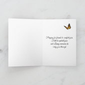 Beileid Faltkarte Karte (Innenseite)