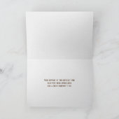 Beileid "Fish Hat" Dankeschön Karte (Innenseite)