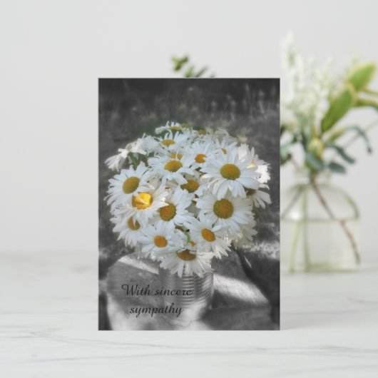 Beileid-Flachkarte (Stehend Vorderseite)