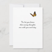 Beileid-Flachkarte (Rückseite)