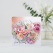 Beileid-Flachkarte (Stehend Vorderseite)