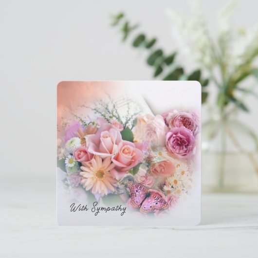 Beileid-Flachkarte (Stehend Vorderseite)