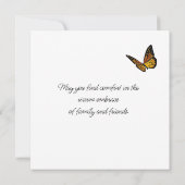 Beileid-Flachkarte (Rückseite)