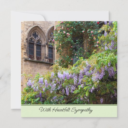 Beileid-Flachkarte (Vorderseite)