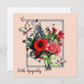 Beileid-Flachkarte (Vorne/Hinten)