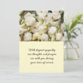 Beileid-Flachkarte Feiertagskarte (Stehend Vorderseite)