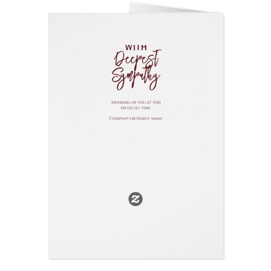 Beileid Floral Wreath (Hinten)