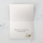 Beileid Flower Dogwood Karte (Innenseite)