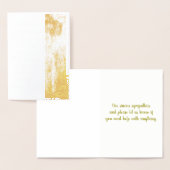 Beileid-Folienkarte nach dalDesignNZ Folienkarte (Anzeige)