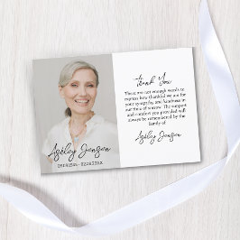 Beileid Foto Beerdigung Danke Karte