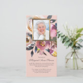 Beileid Foto Blumenbeerdigung Dankeschön Karten (Stehend Vorderseite)