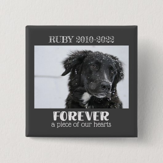 Beileid--Foto Button (Vorderseite)