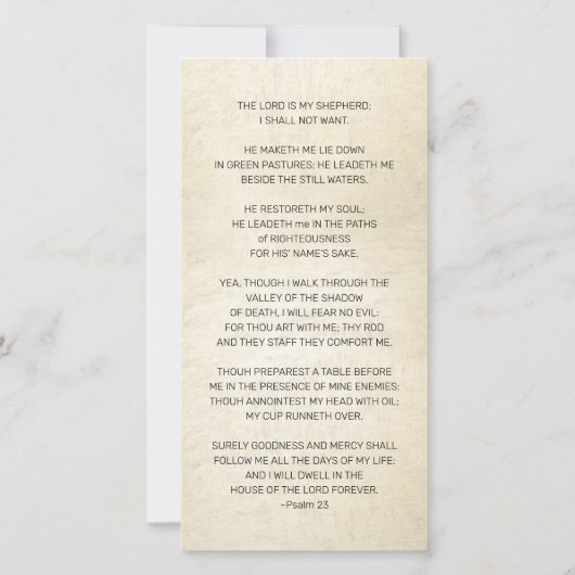 Beileid Foto Elegantes Script Gold Beerdigung Gebe (Rückseite)