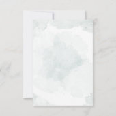 Beileid Foto Eukalyptus Beerdigung Danke Karte (Rückseite)