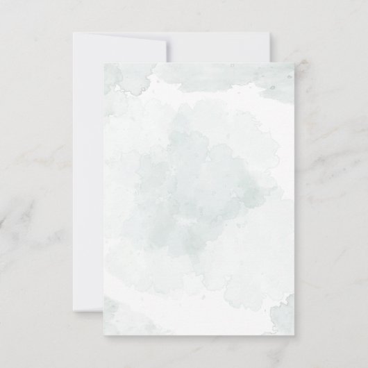 Beileid Foto Eukalyptus Beerdigung Danke Karte (Rückseite)