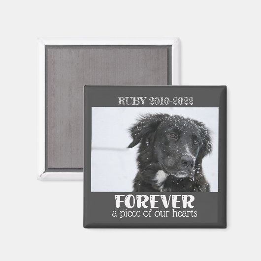 Beileid--Foto Magnet (Vorderseite/Rückseite)