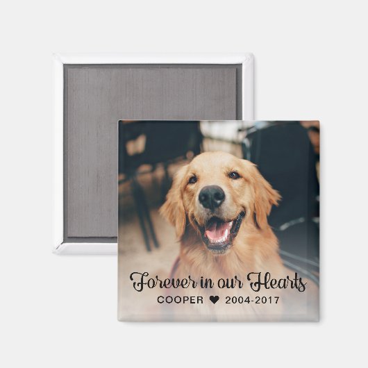 Beileid--Foto Magnet (Vorderseite/Rückseite)