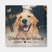 Beileid--Foto Magnet (Vorne)