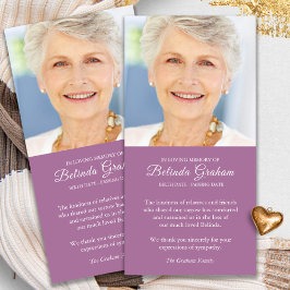 Beileid Foto Mulberry Beerdigung Danke Karten