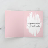 Beileid Frauen laufen am Strand Karte (Innenseite)