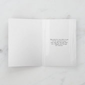 Beileid Frühlingspark mit rosa Tulpen Karte (Innenseite)