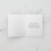 Beileid für Aquarellfarben-Blume Karte (Innenseite)