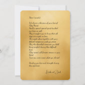 Beileid für den Loss Black French Bulldog Angel Ar (Rückseite)