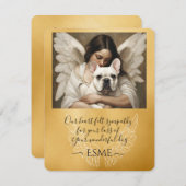 Beileid für den Loss White French Bulldog Angel Ar (Vorne/Hinten)