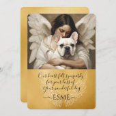 Beileid für den Loss White French Bulldog Angel Ar (Vorne/Hinten)