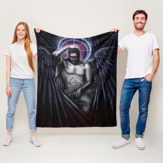 Beileid für den Teufel Fleecedecke (Beispiel)