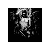 Beileid für den Teufel Gummistempel (Prägung)