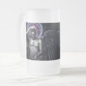 Beileid für den Teufel Mattglas Bierglas (Vorderseite Links)