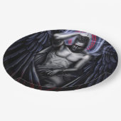 Beileid für den Teufel Pappteller (Schrägansicht)