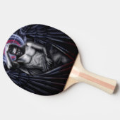 Beileid für den Teufel Tischtennis Schläger (Seitenansicht)