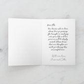 Beileid für den Verlust der Dackel Angel Card Karte (Innenseite)