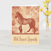 Beileid für den Verlust der Grußkarte Karte (Gelbe Blume)