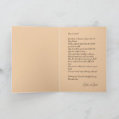 Beileid für den Verlust der Poodle Angel Karte (Innenseite)