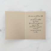 Beileid für den Verlust des deutschen Shepard Ange Karte (Innenseite)