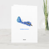 Beileid für den Verlust einer Elternkarte Karte (Rückseite)