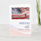 Beileid für den Verlust eines Soldaten-Polizeibeam Karte (Vorderseite)